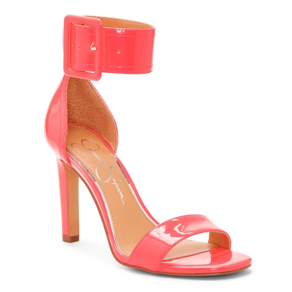 Jessica Simpson The Caytie Sandal Neon Coral - NWOT